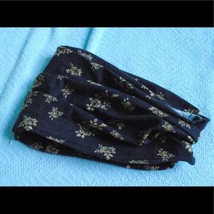 🌹 Navy and Yellow Rose Headband